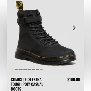 New COMBS TECH EXTRA TOUGH POLY CASUAL BOOTS Doc Martens
